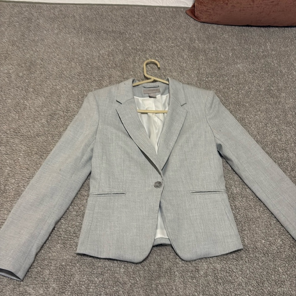 Small light grey blazer h&m